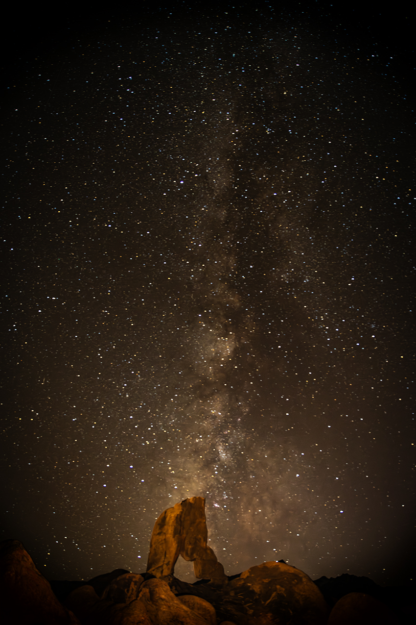 Milky Way Alabama Hills