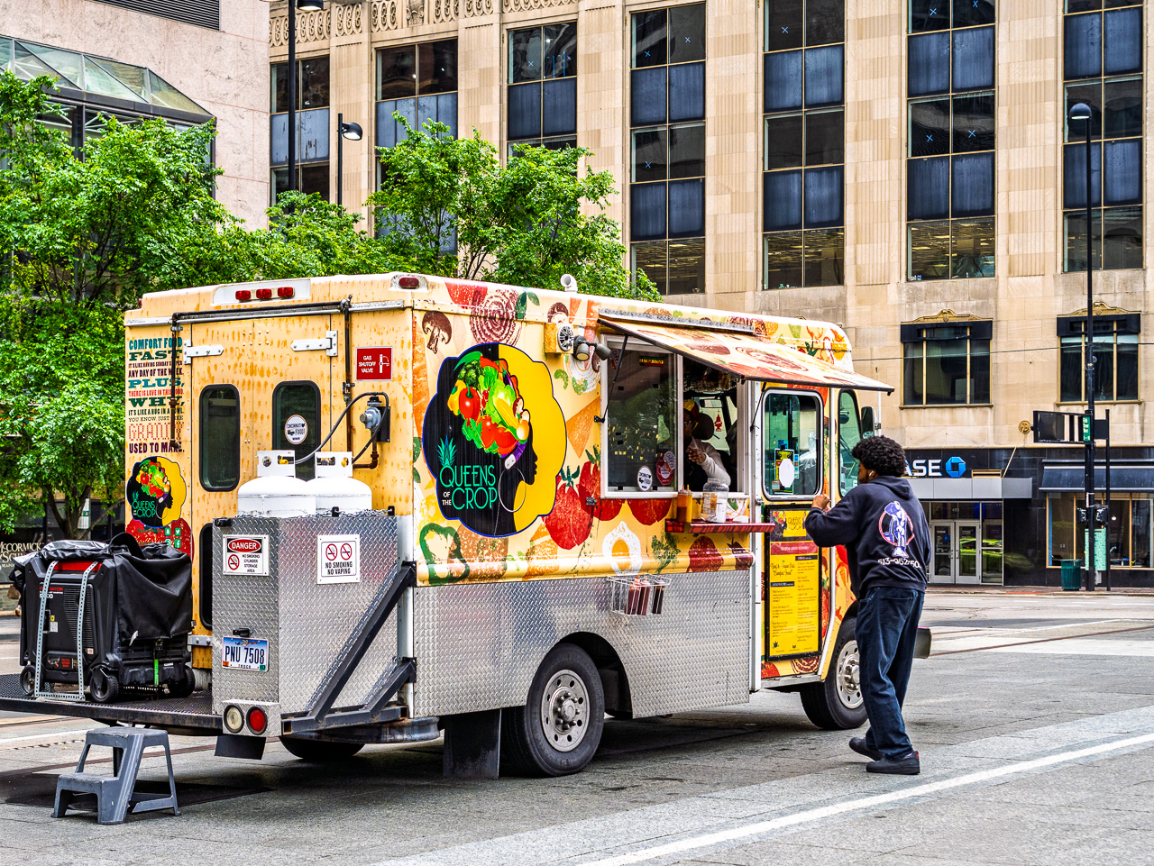 Food Truck on the Streets of Cincinnati by Tom Lee