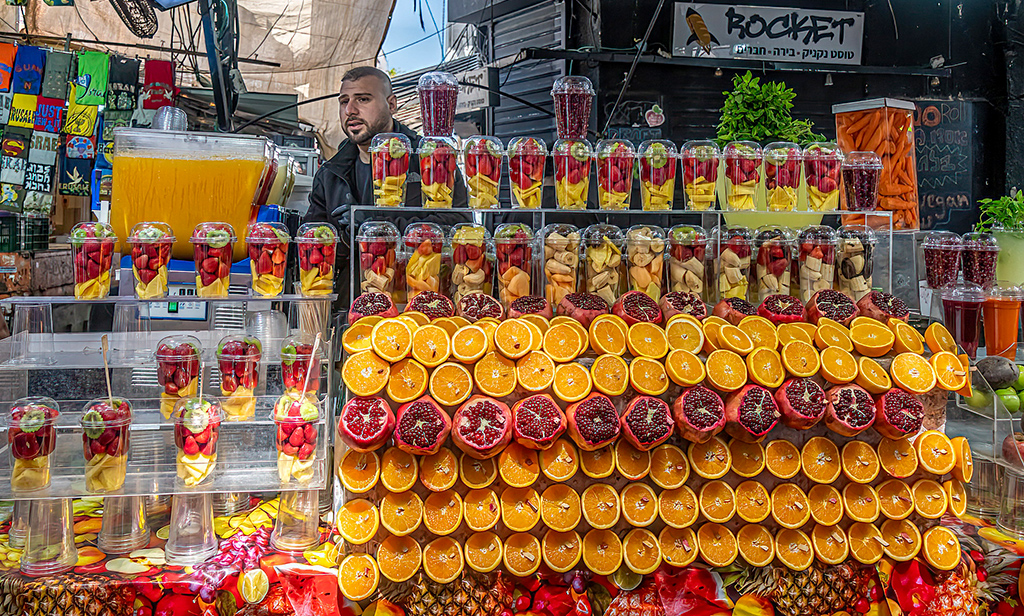 Fresh Fruit and Juices Vendor by Dr Isaac Vaisman