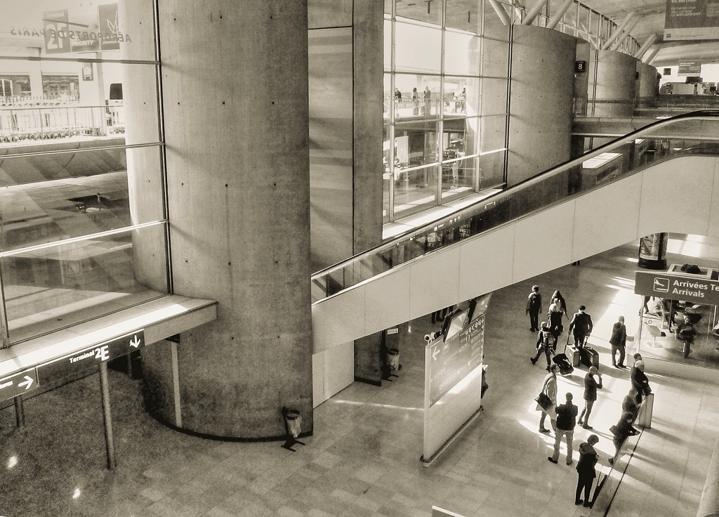 De Gaulle Airport, Paris by Kathleen McCrary