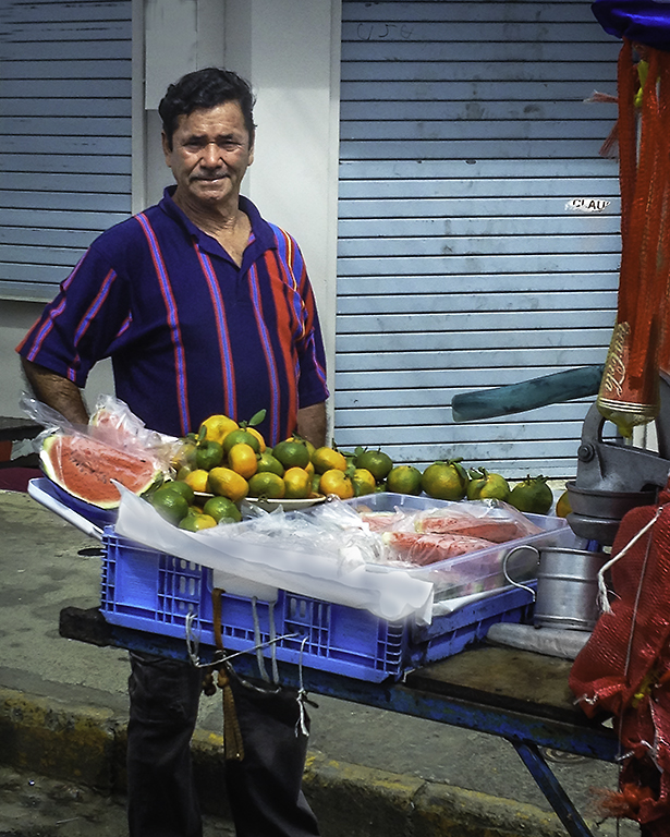 Fruit Vendor by Gloria Sprung