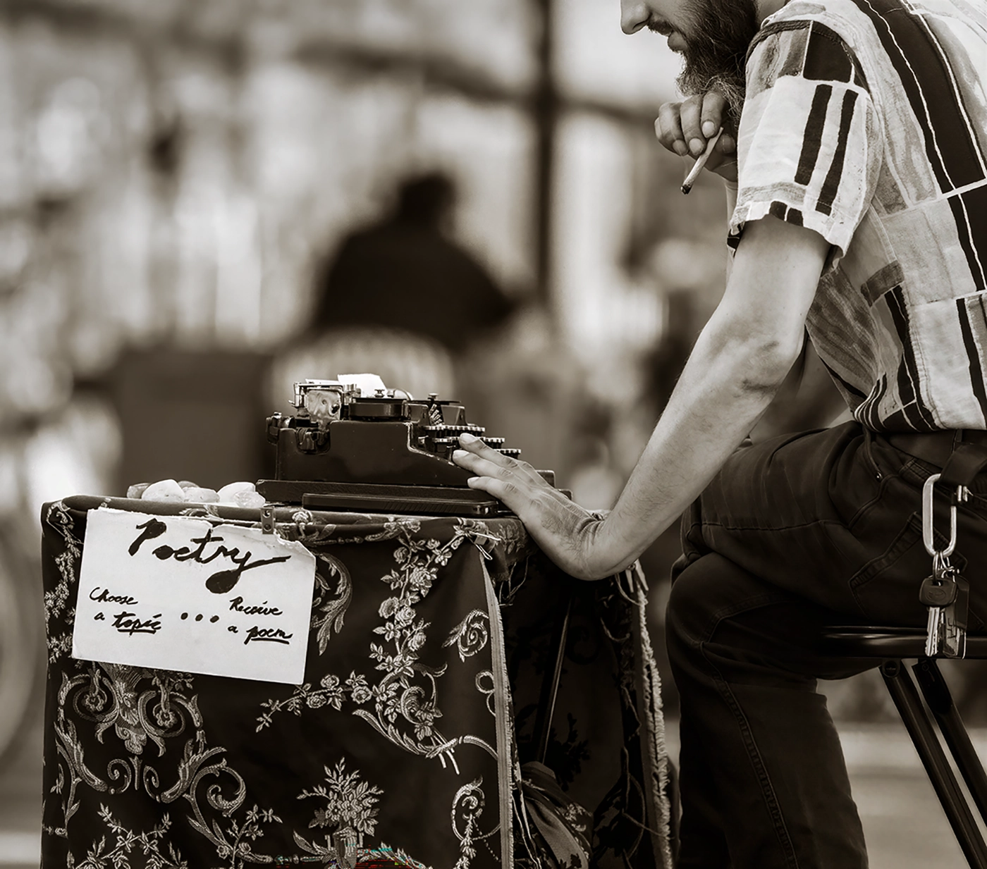 A Cigarette & A Poem by Kerry Abshire