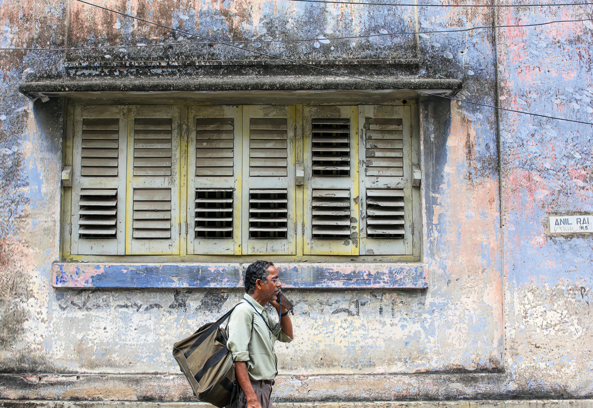 Common Man going to Work  by Pinaki Sarkar