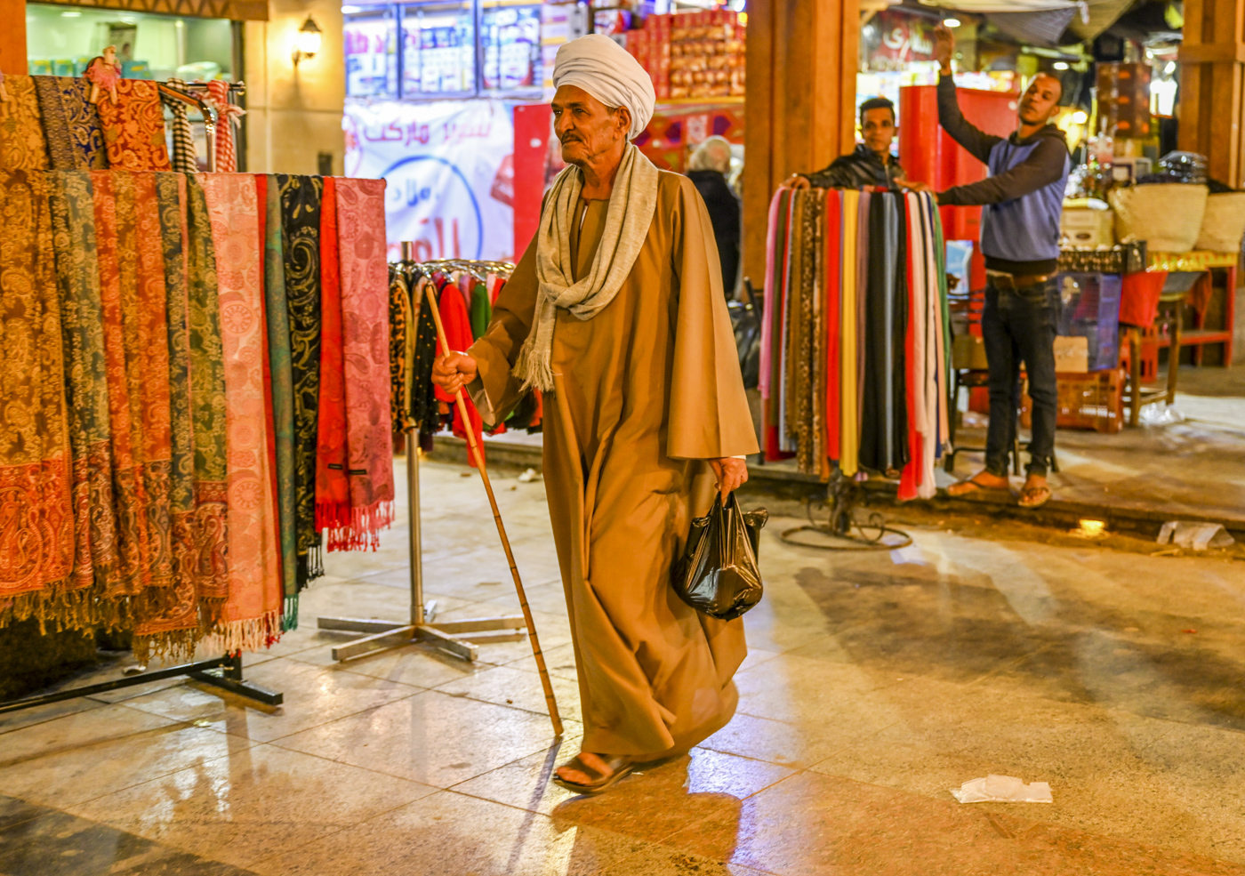 At a Street Market in Egypt by Pinaki Sarkar