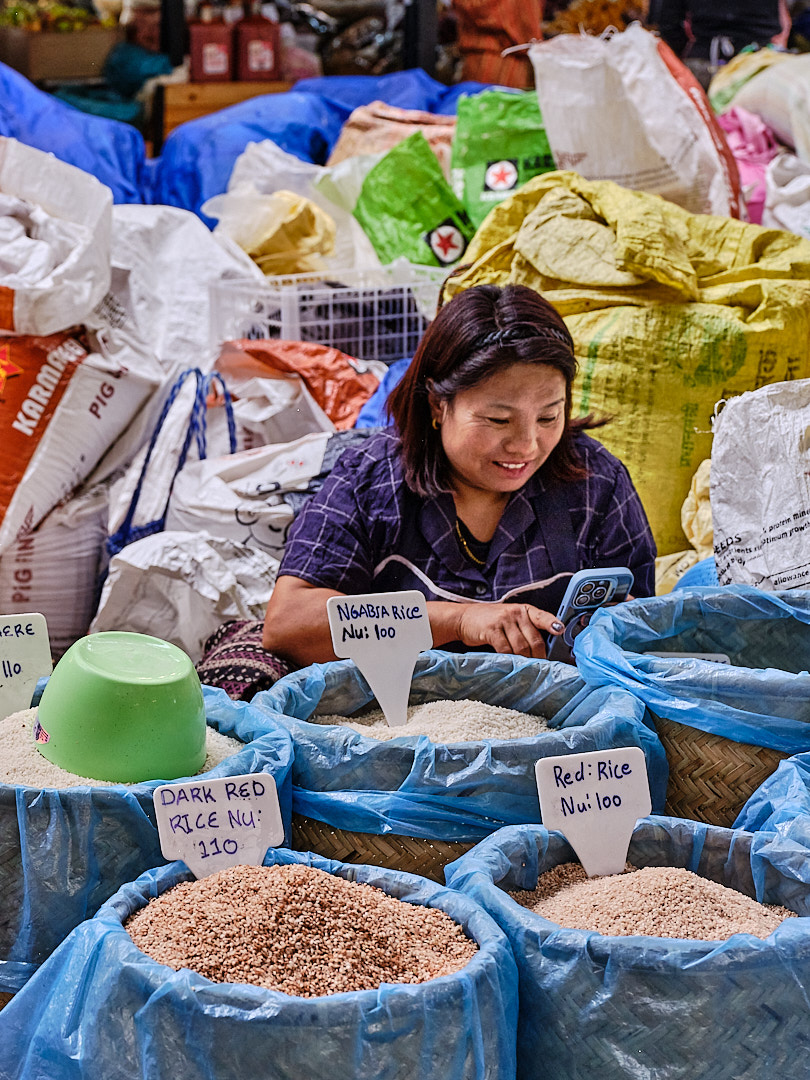 The Rice Seller by Michele Borgarelli
