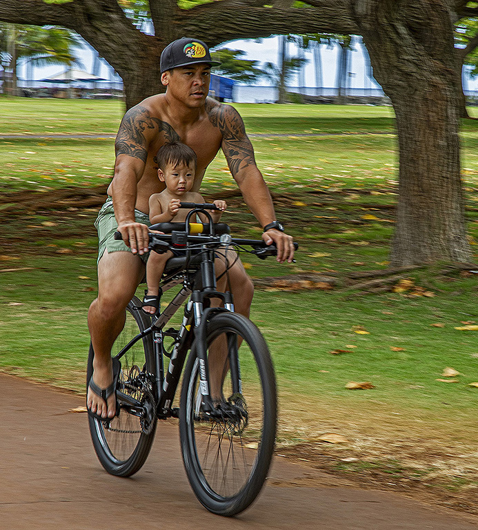 Two Bikers One Bike by Gerald Emmerich Jr