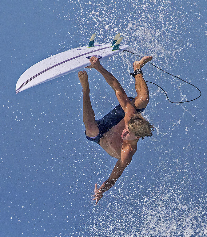 Upside Down Surfer by Gerald Emmerich Jr