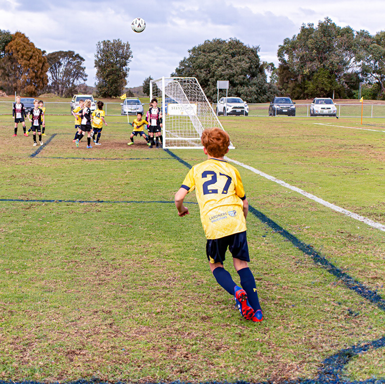 Corner Kick by Ronald Davis
