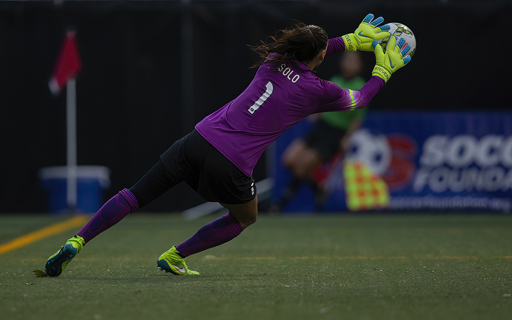 Hope Solo by Bruce Benson