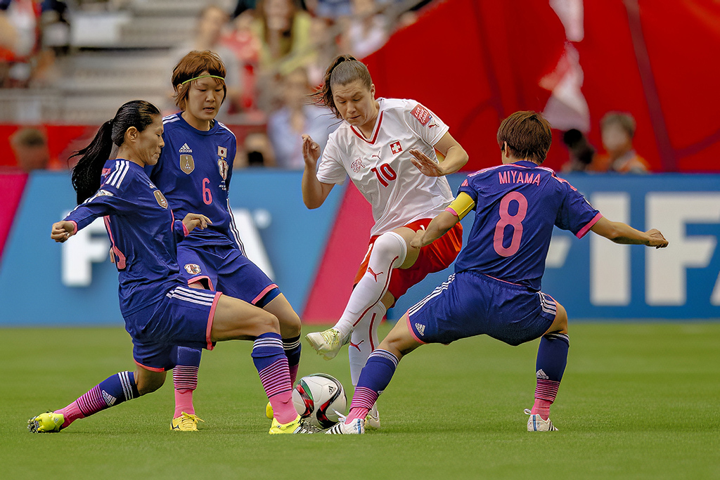 Japan vs Switzerland by Bruce Benson