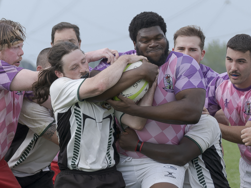 Rugby Uneven Struggle by Tom Kredo