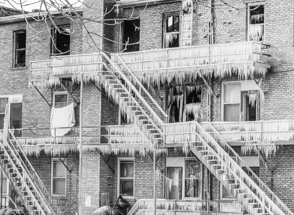 Burned Apartments!  by John Meiers