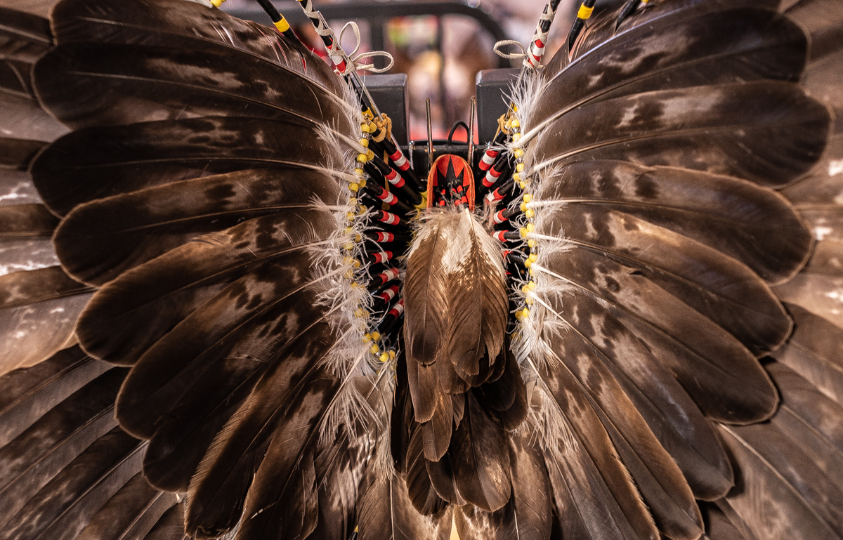 Native American Head dress by John Meiers