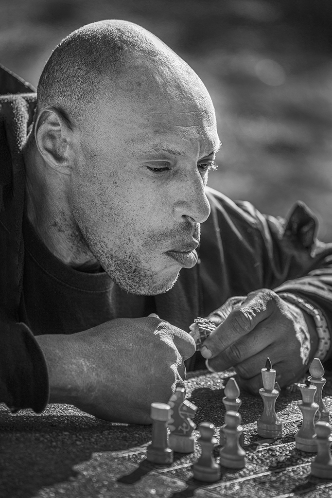 Chess in the Park by Oliver Morton