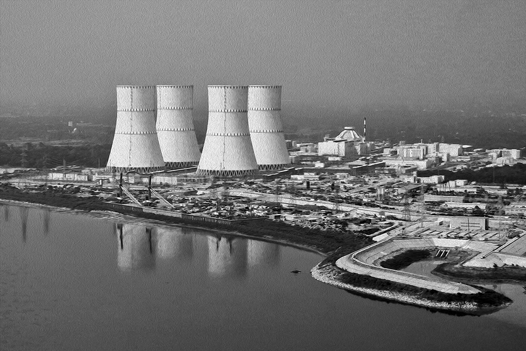 Nuclear Power Plant Aerial by Syed Shakhawat Kamal