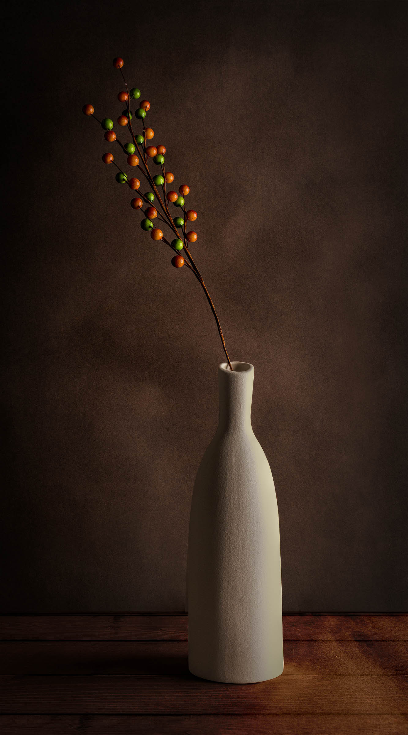 Bottle and Berries by Charles Ginsburgh