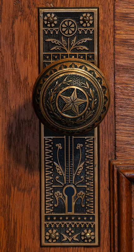 door knob by Barbara Hunley