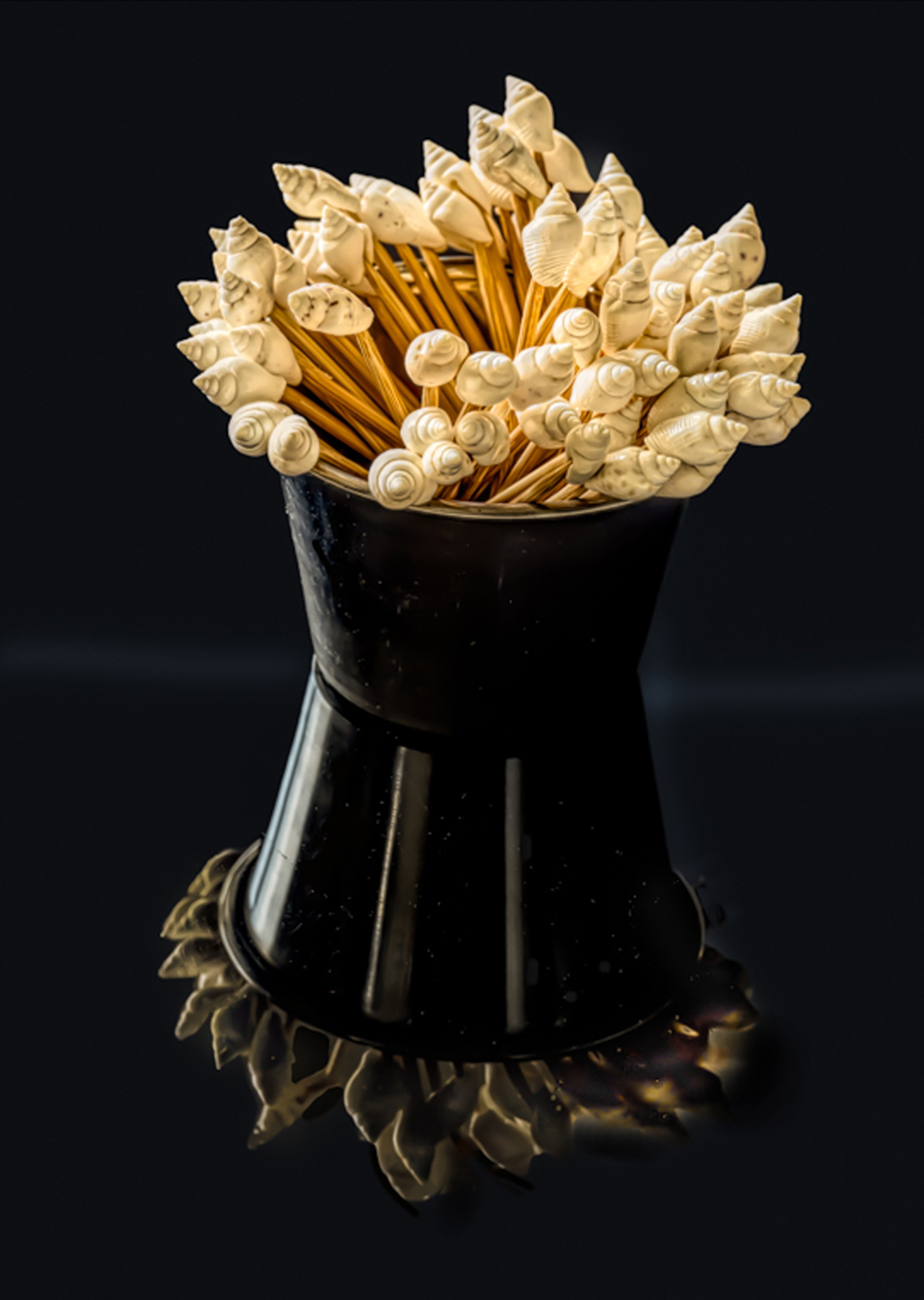 Small Container of Decorative Toothpicks