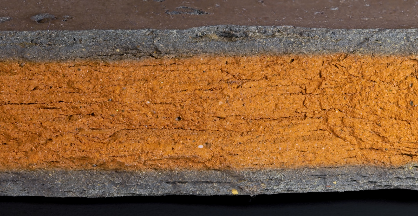 Macrophotography of a piece of Pottery by Pierre Williot