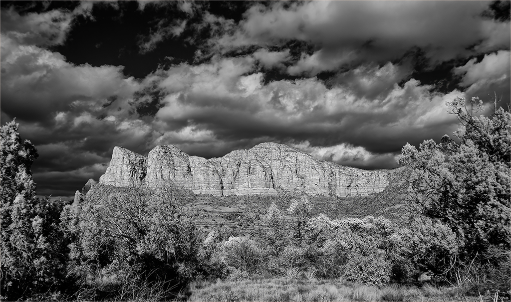 Rock Escarpment in Sedona by Charles Walker