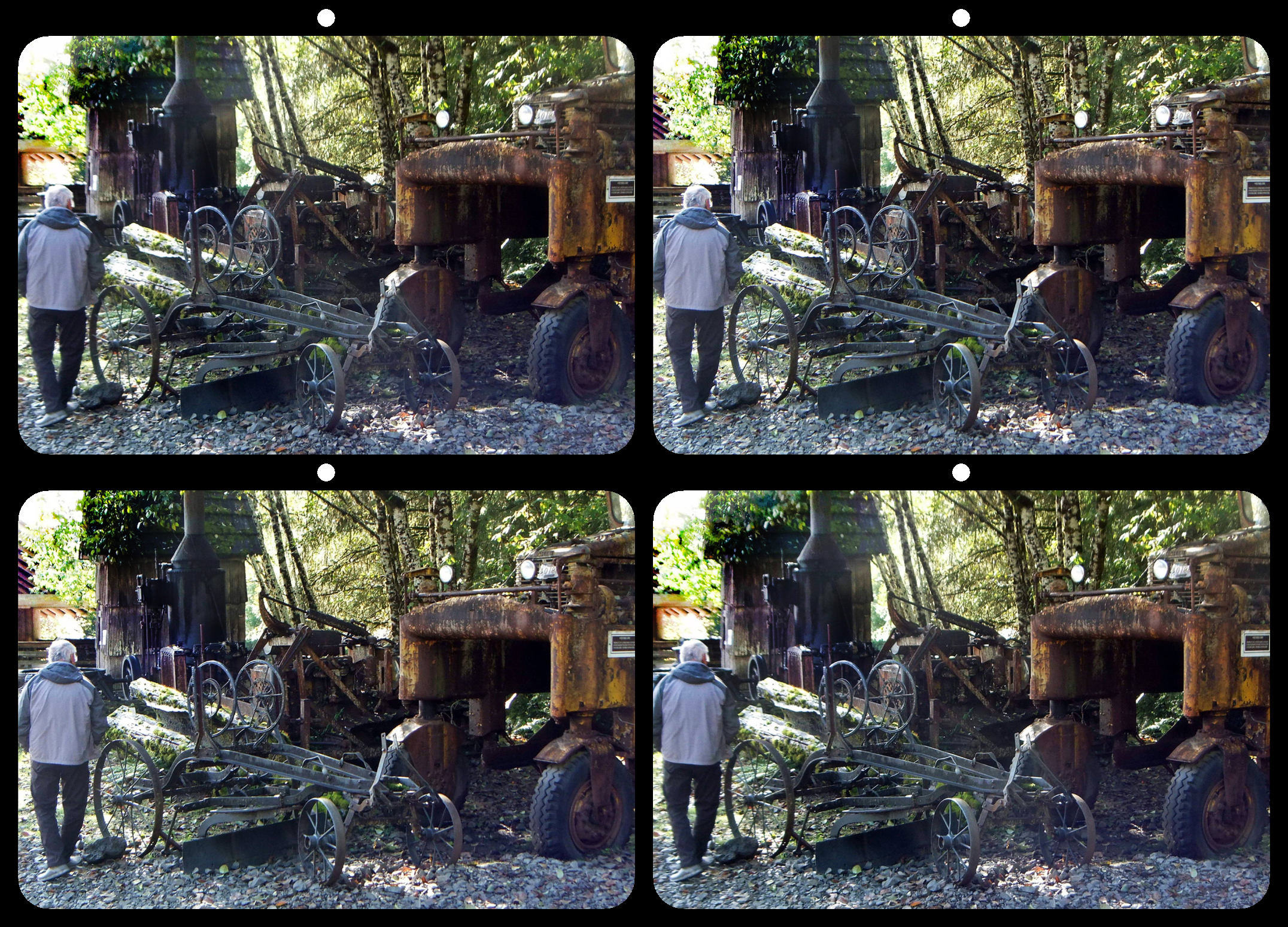 Old Loging Equipment Camp 18 by David Allen