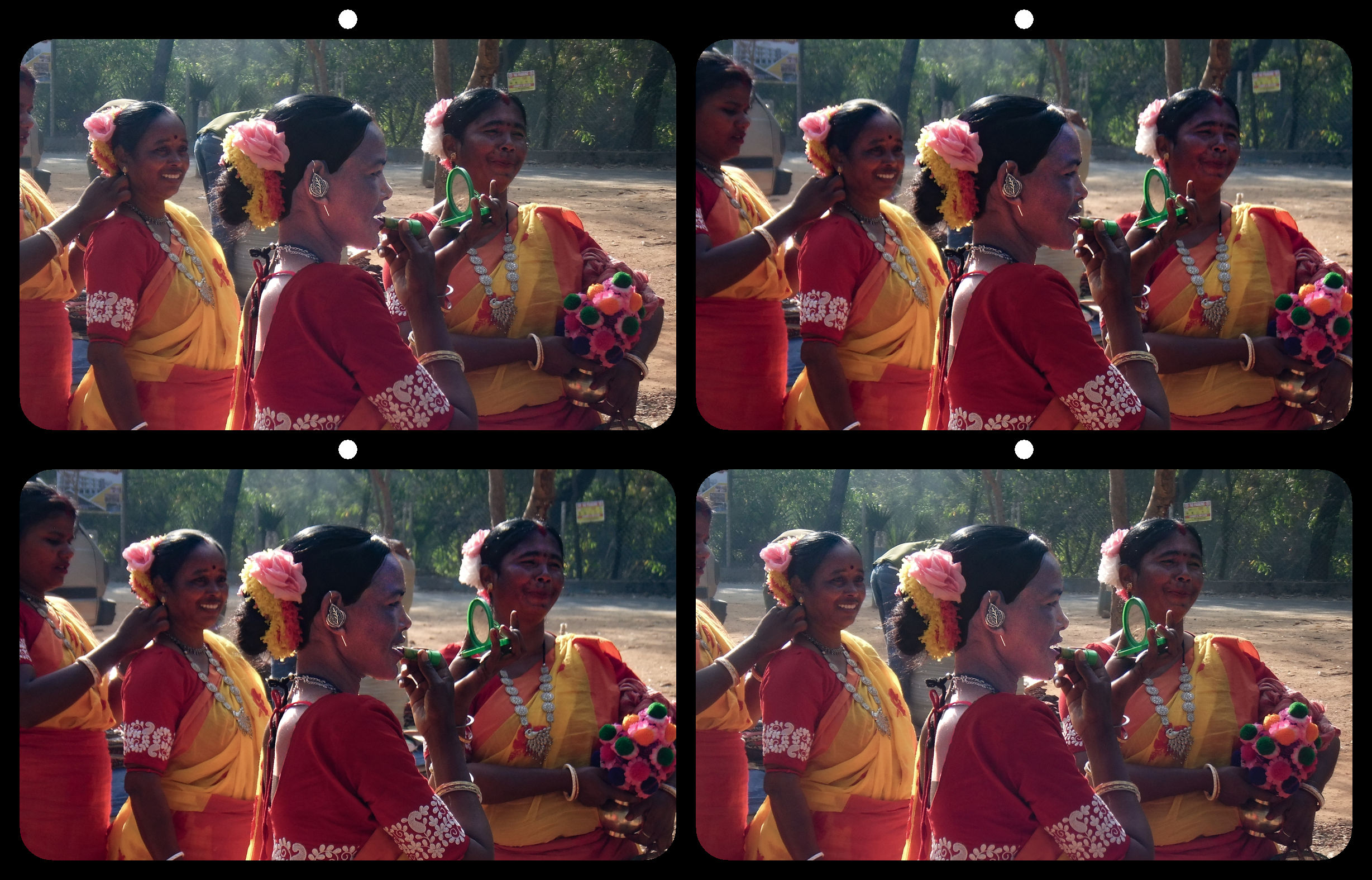 Getting ready for dance by Dr V G Mohanan Nair