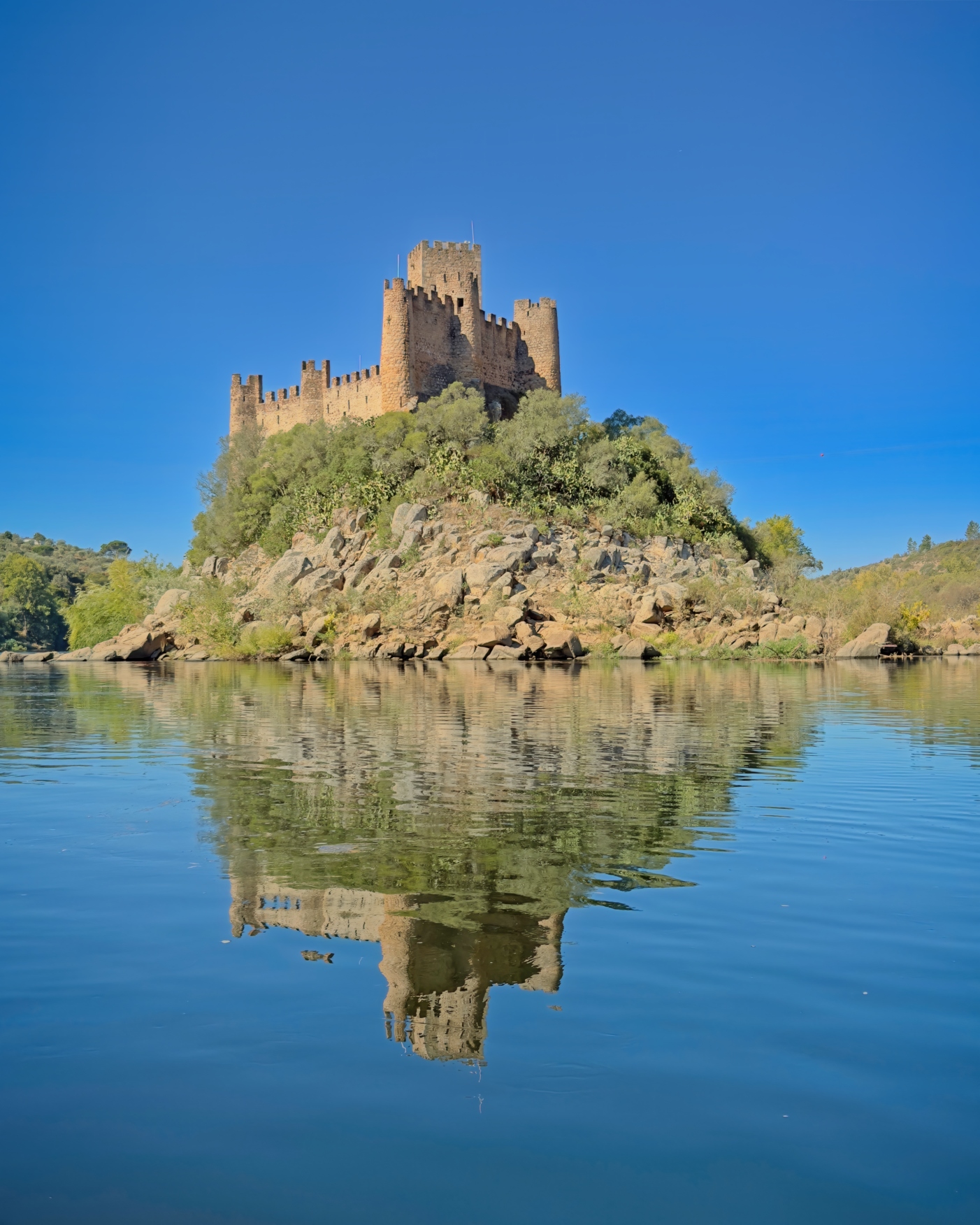 Castle of Almourol, Portugal by Pierre Williot