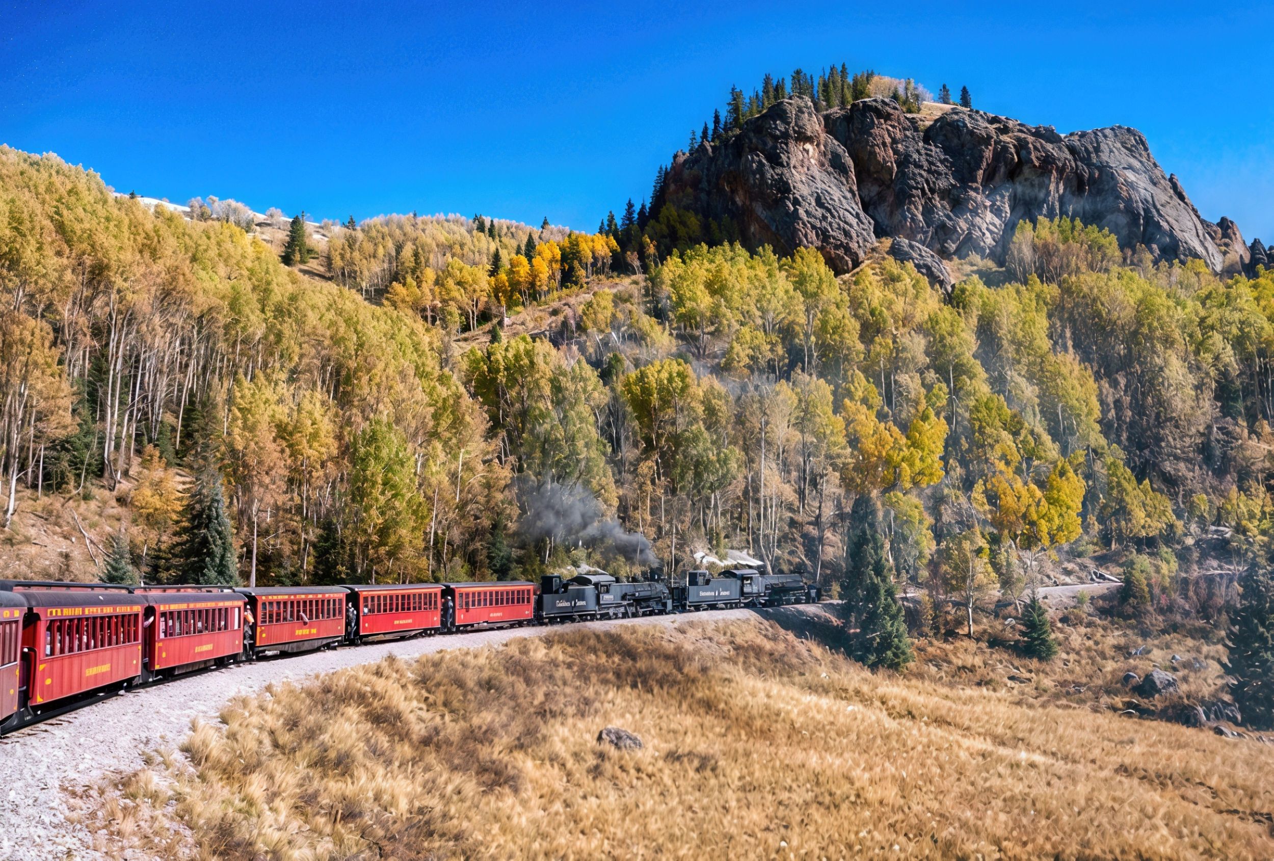 Chama Steam Train - NM by Kirk Gulledge