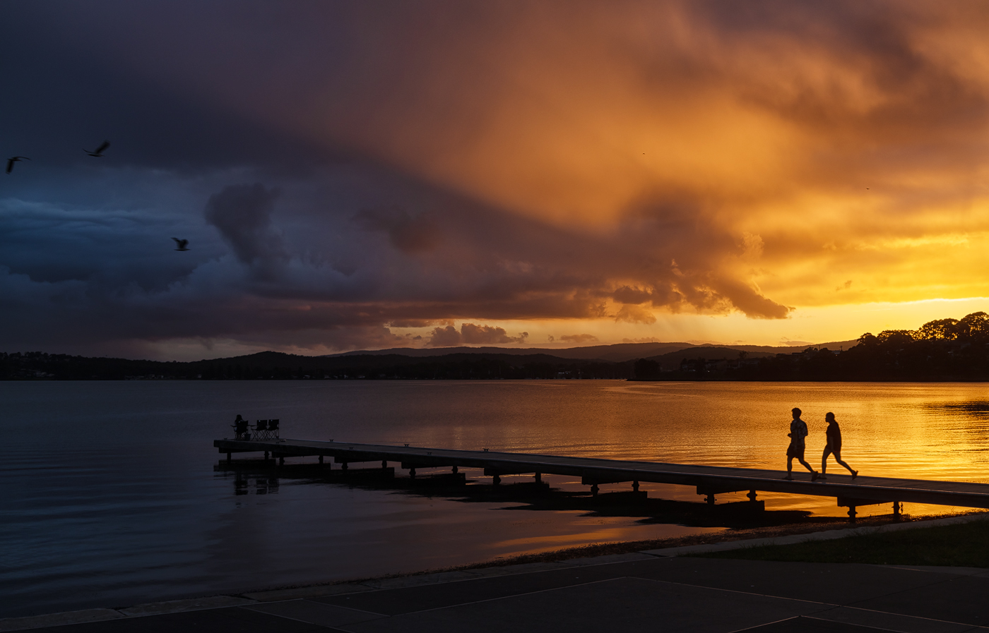 Warners Bay Sunset by Terina Vale