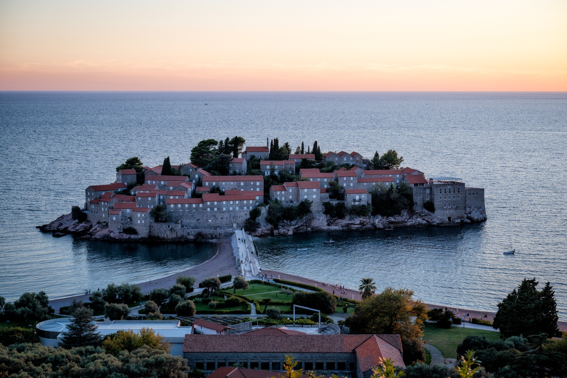 An island near Kotor by Kathryn Engle