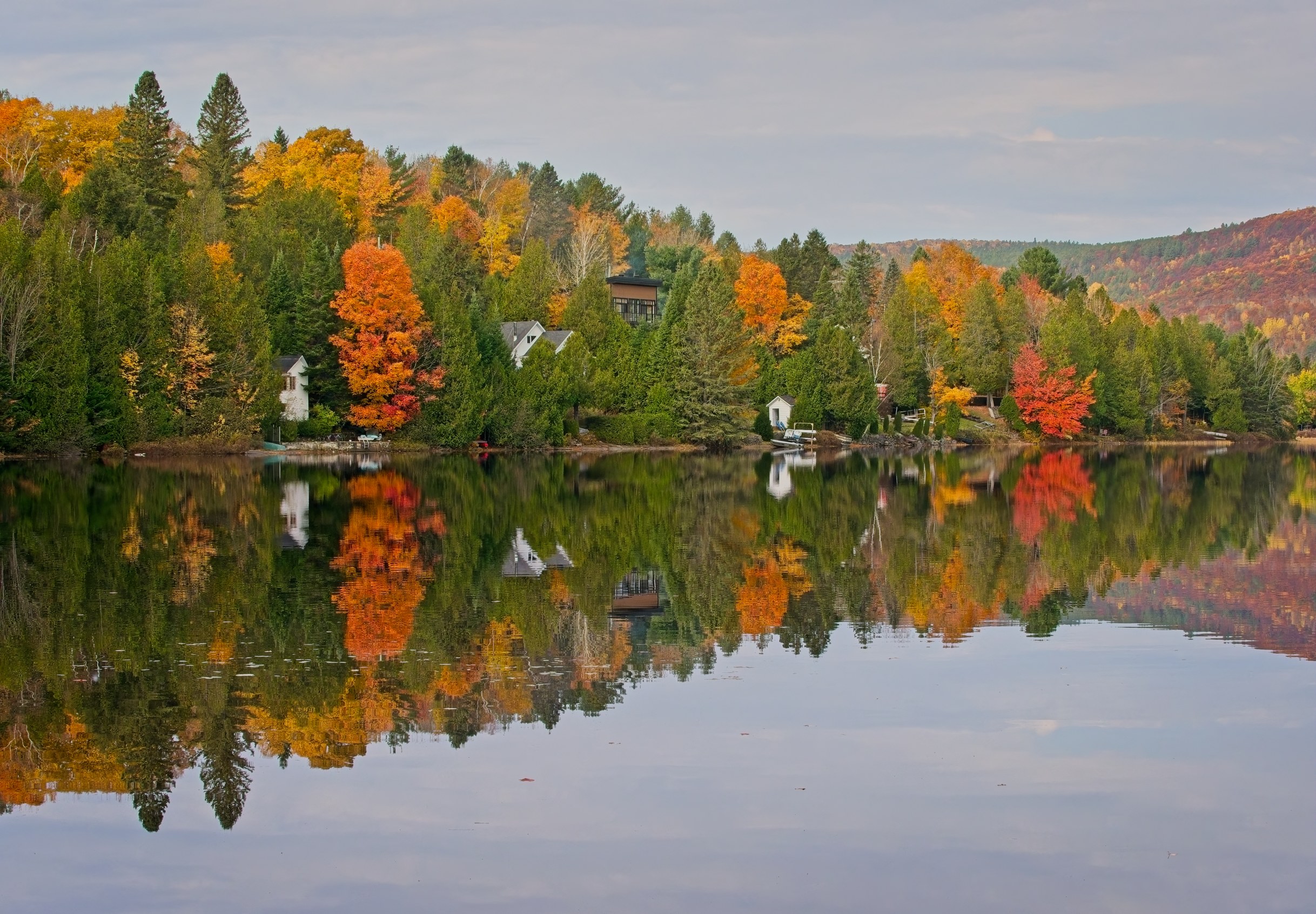 Fall Foliage in Quebec, Canada by Pierre Williot