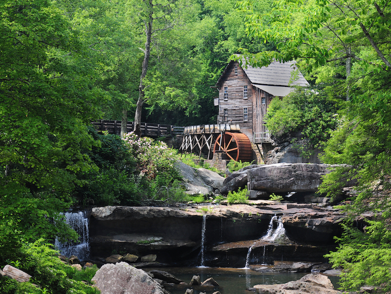 Glade Creek Grist Mill by Tom Buckard