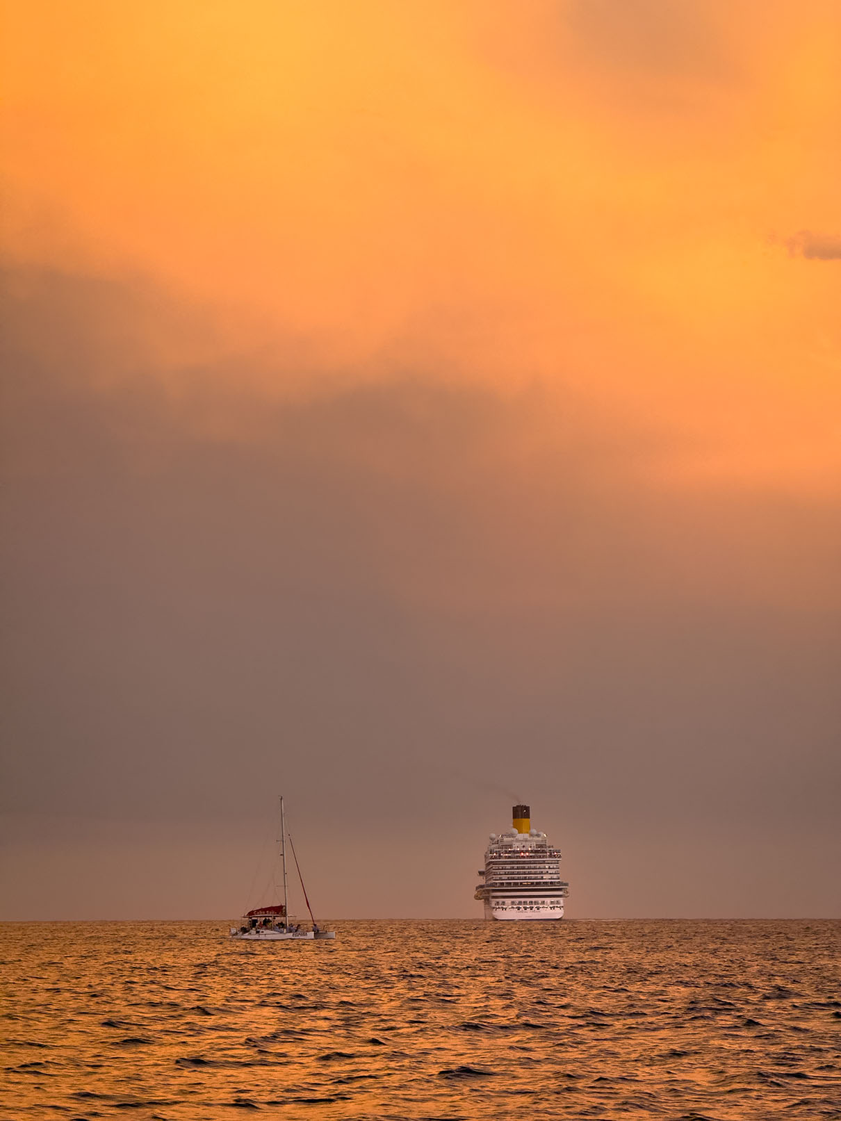 Sunset Cruise at Cabo San Lucas by John Zhu
