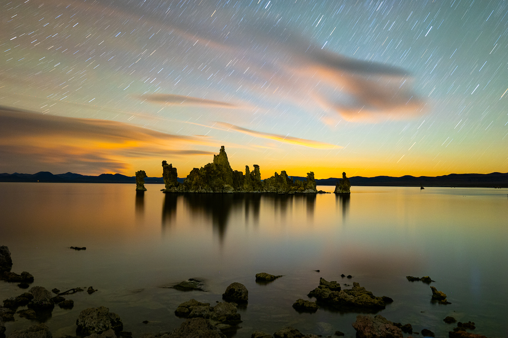 Starry Mono Lake by Spring Zhang