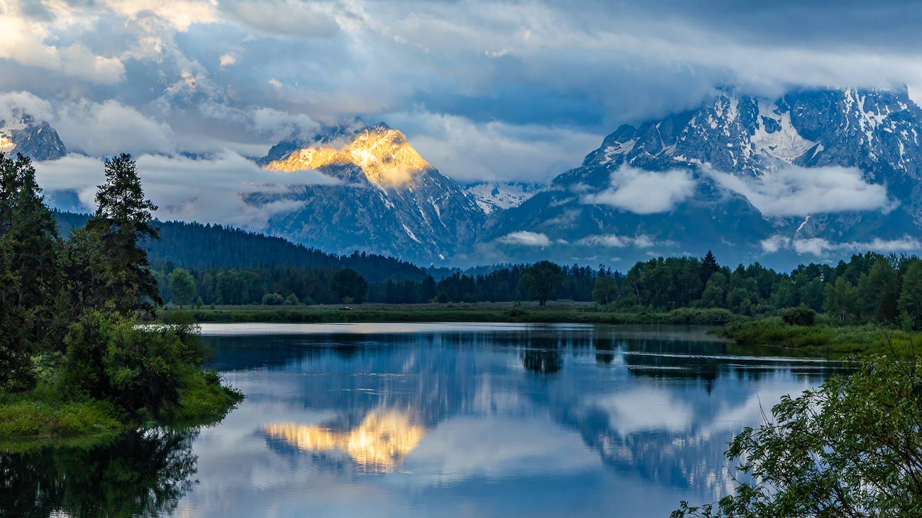 Teton Morning by Spring Zhang