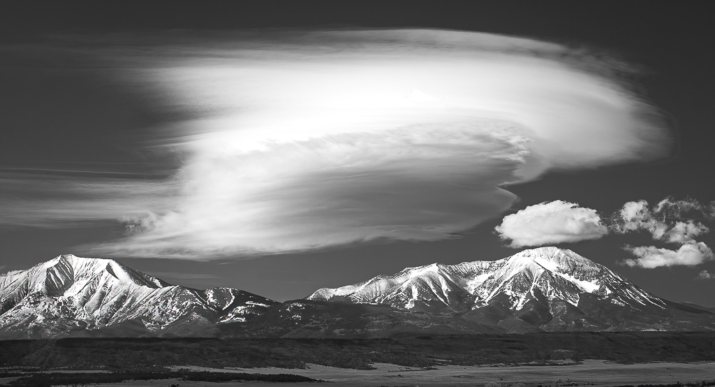 Lenticular Cloud Over the Rockies