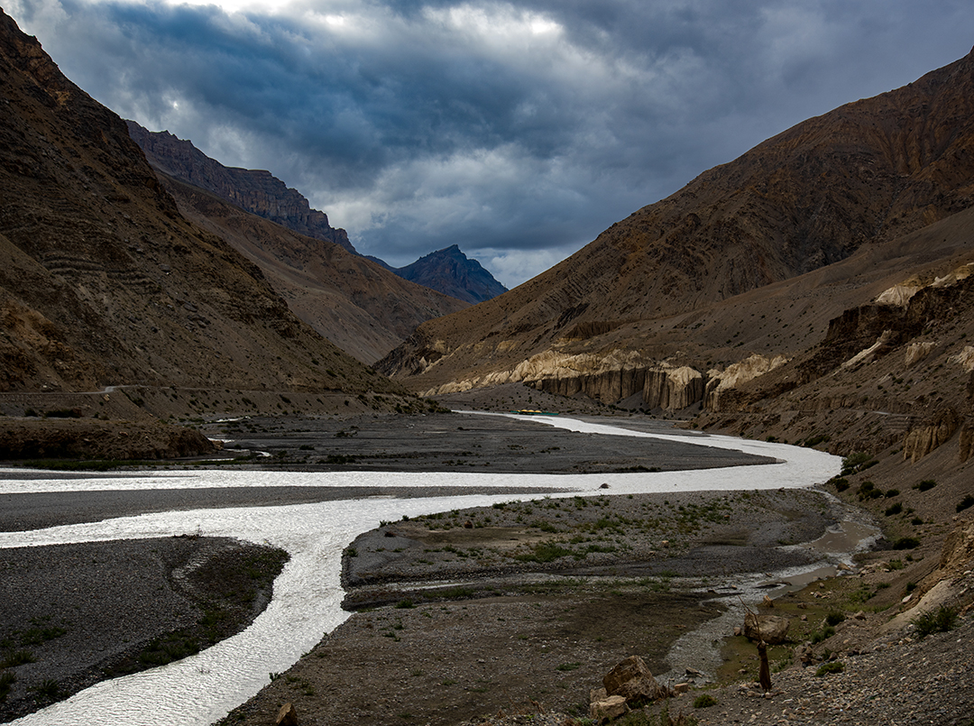 Bank of Spiti River by Ahmed Russell