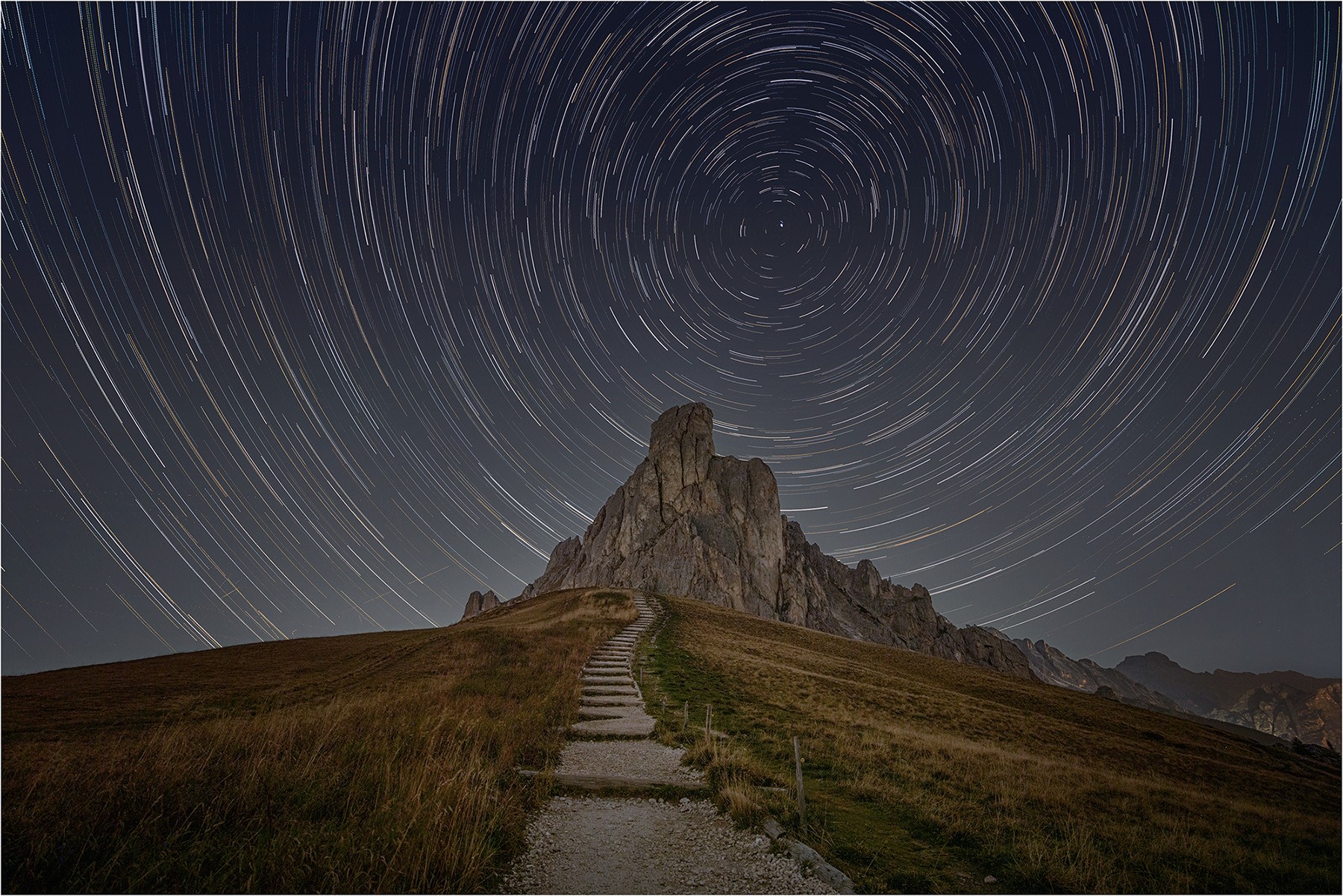 Dolomite Star Trails by Gordon Watson