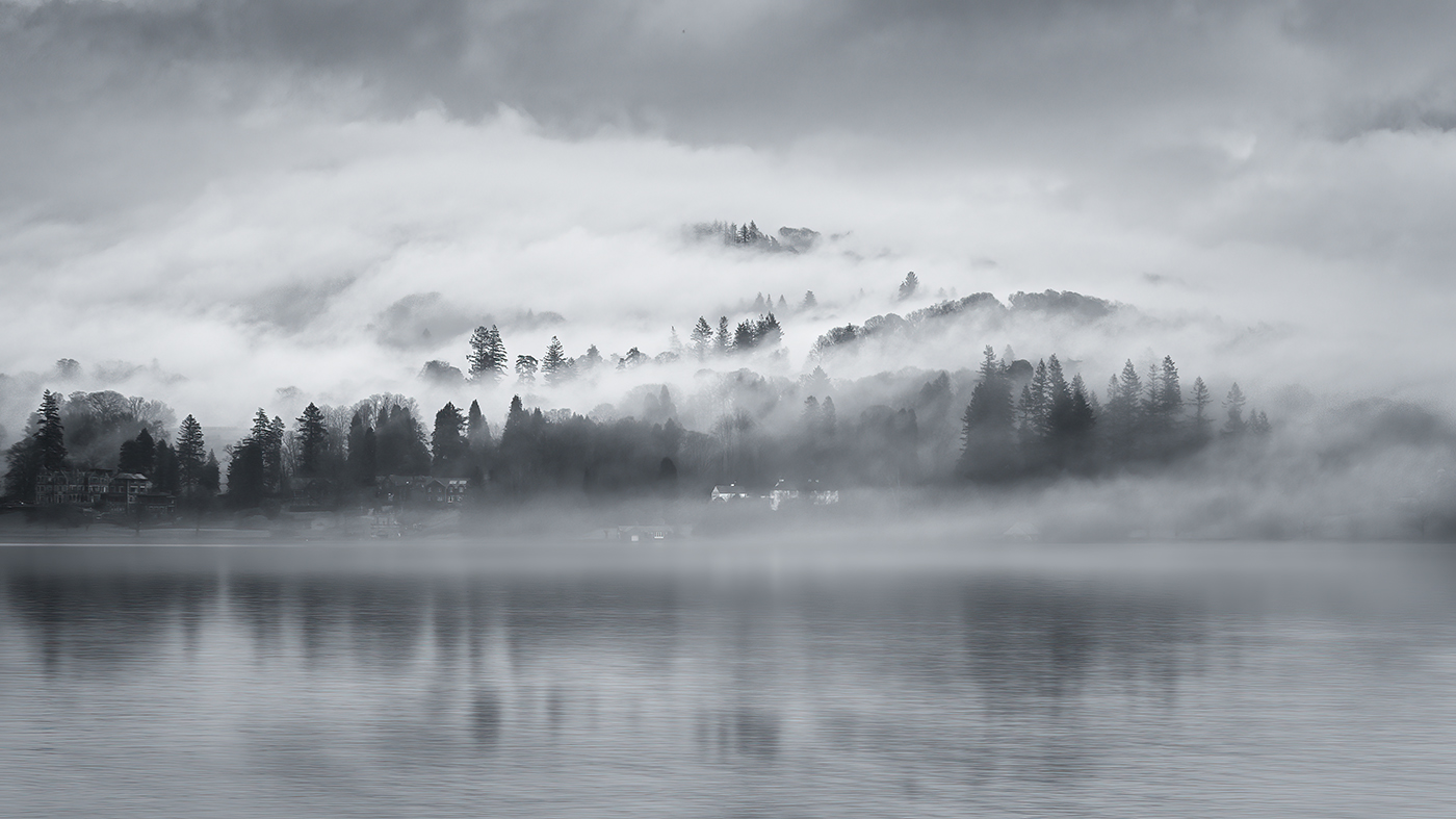 Clearing Morning Mists by Carol Watson