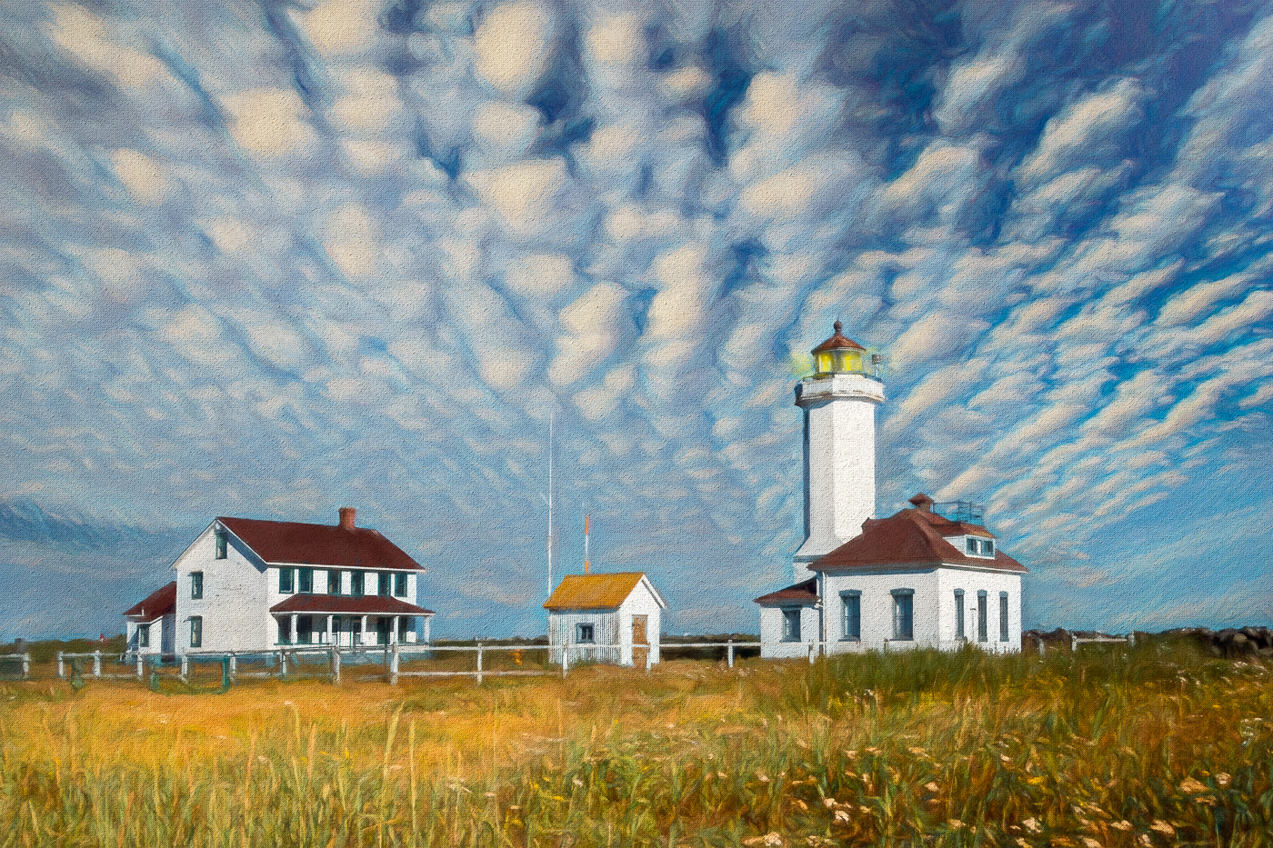Point Wilson Lighthouse by Witta Priester