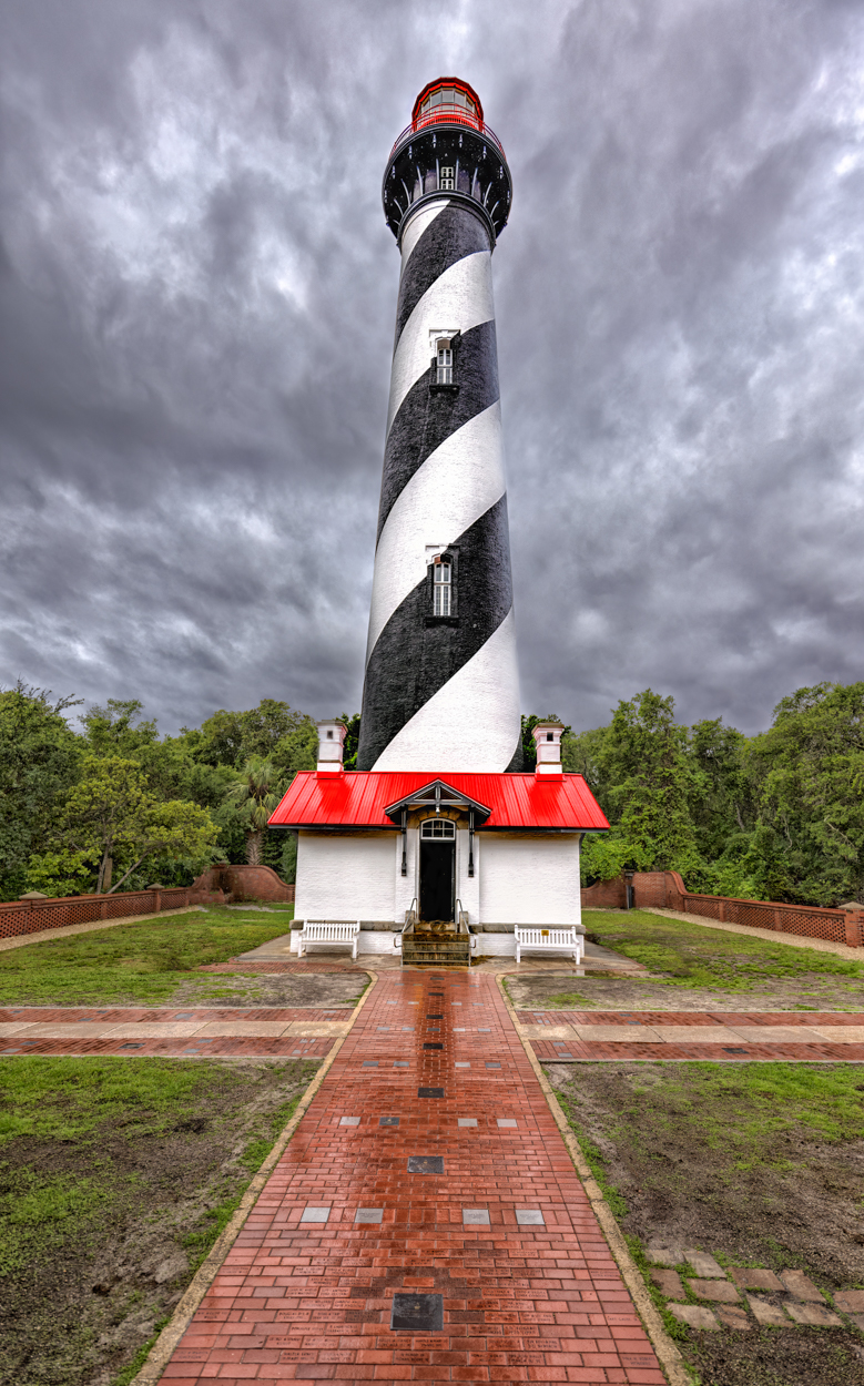 Lighthouse in the Rain by Brenda Fishbaugh, QPSA