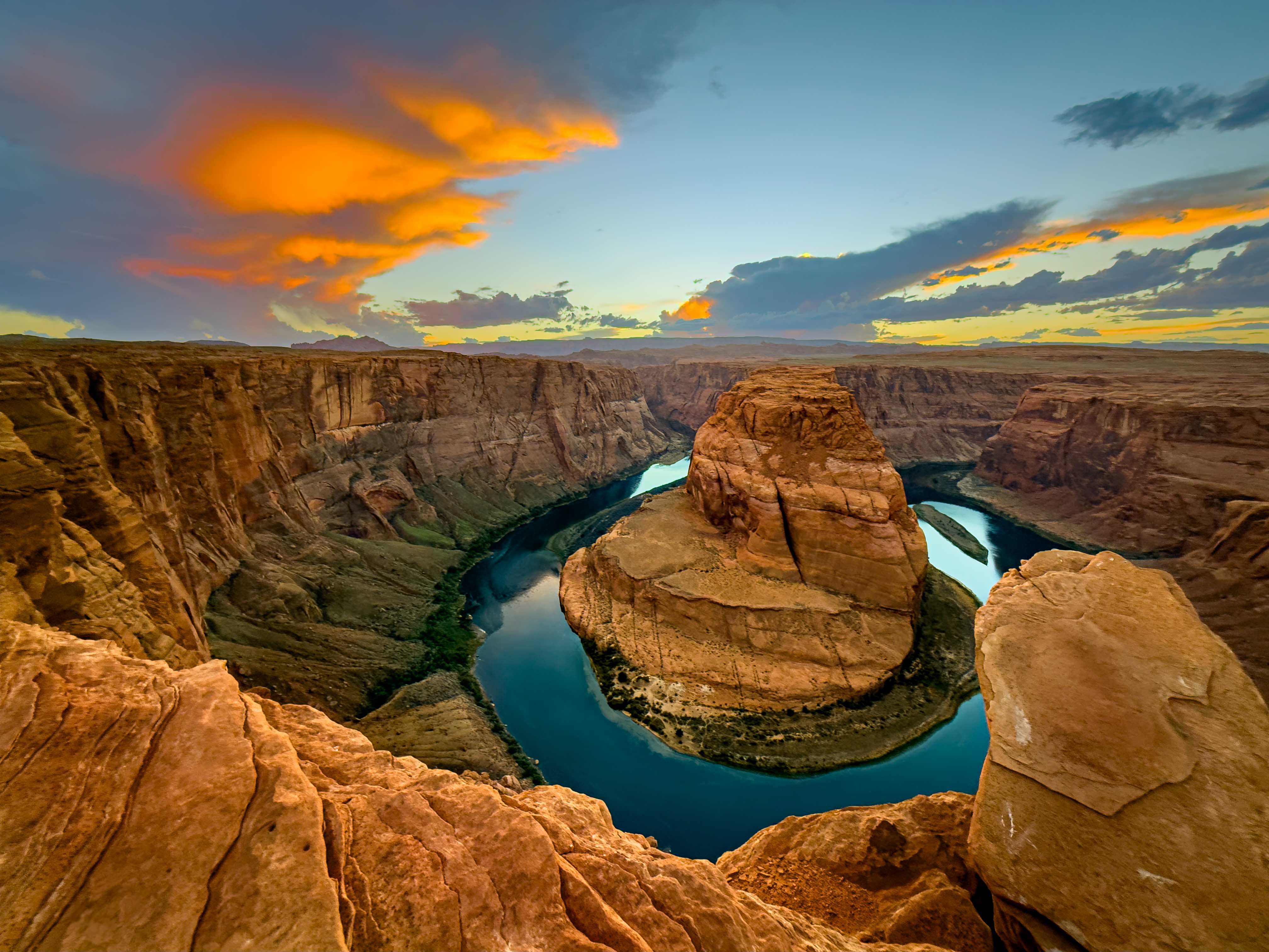Sunset at Horseshoe Bend by Brenda Fishbaugh