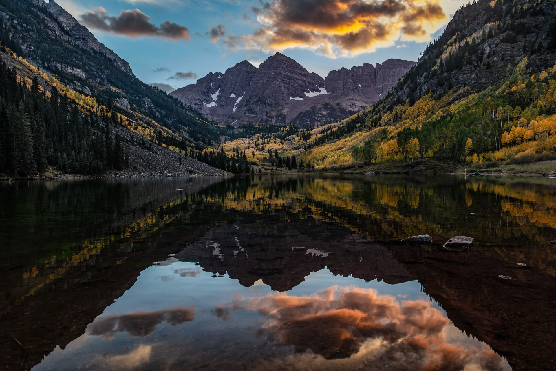 Maroon Bells by Ed Ogle