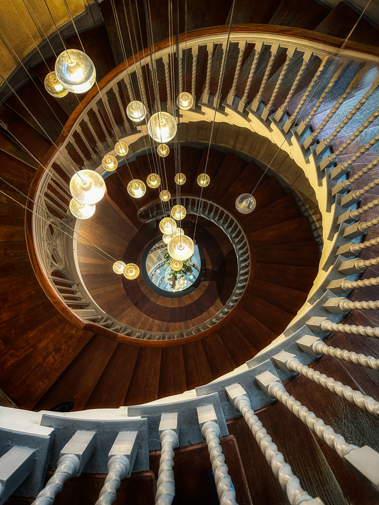 Cecil Brewer Staircase in London by Brenda Fishbaugh