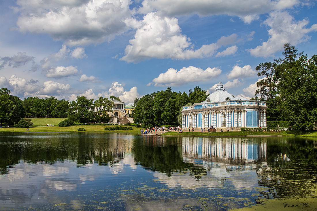 Grotto Pavilion,Cathrine Park, St. Petersburg, Russia (Historical landmark) by Jean Wu