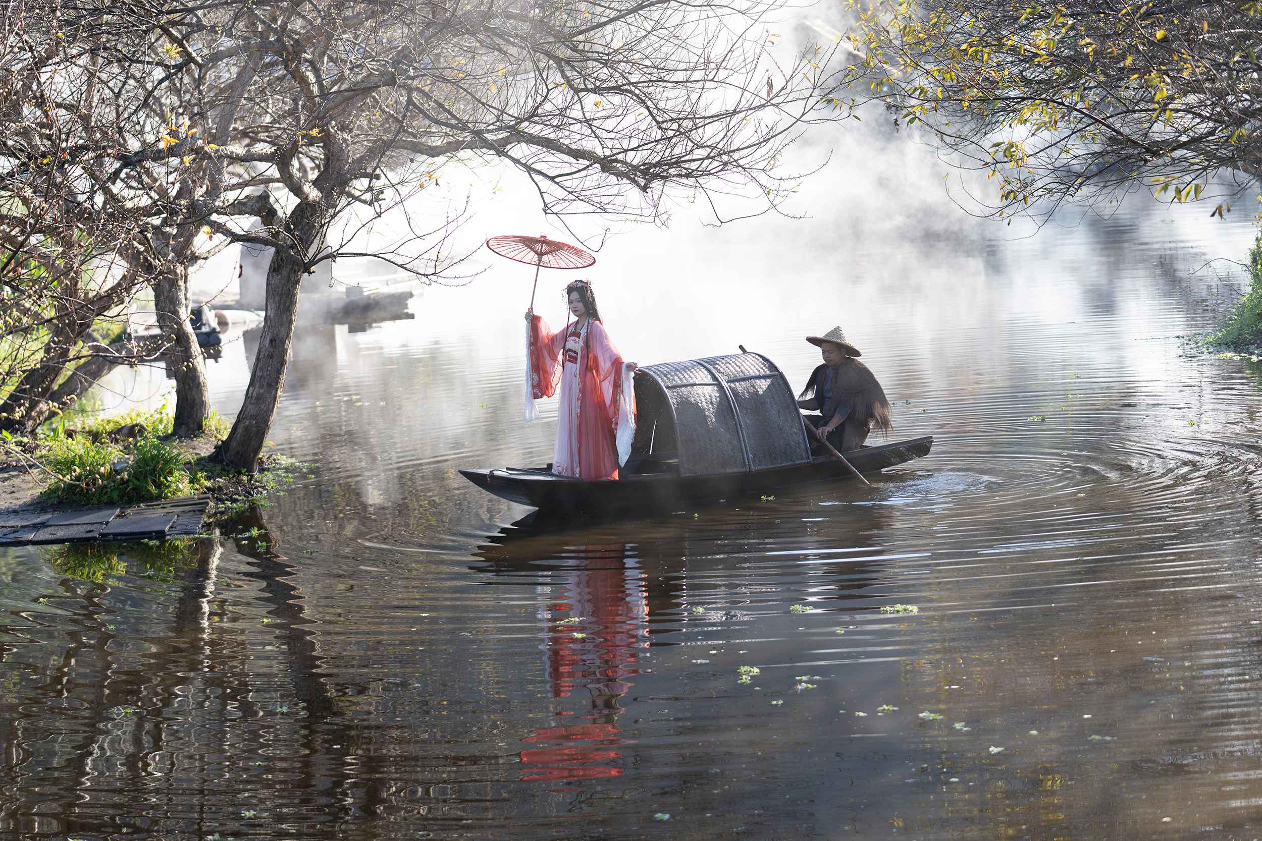 Take the Boat Across the River by Pei-Fan Mu