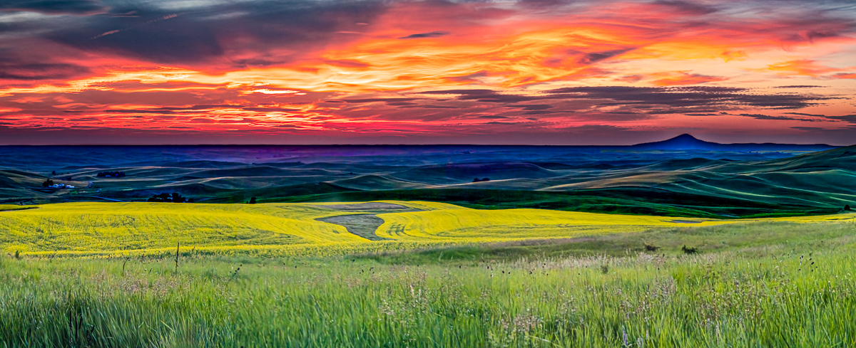 Sunset View of Steptoe Butte