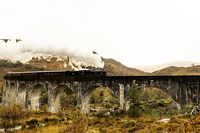 Harry Potter steam train by Jennifer Wu