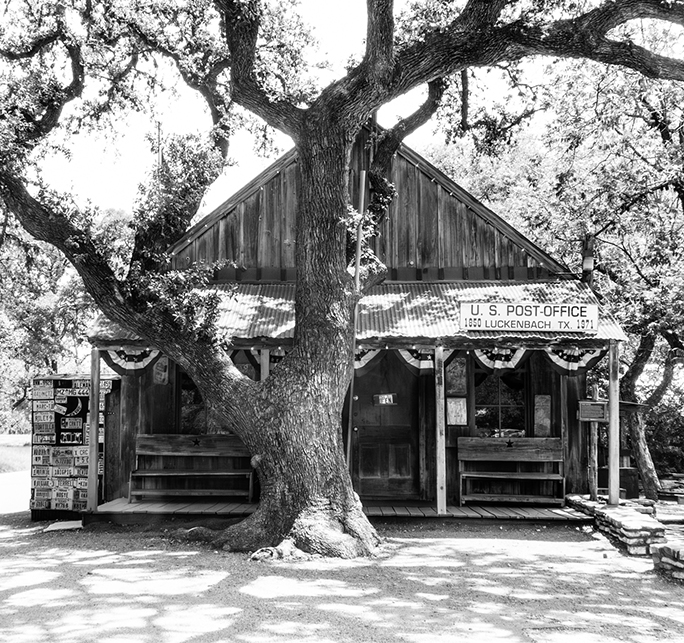 Post Office at Luckenbach, Texas by Jennifer Wu