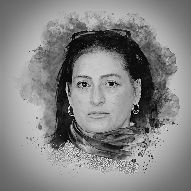 Sketch of Stacey by Rose Norman